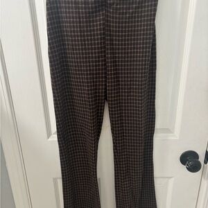 Urban Outfitters Brown Checkered Women's Pants